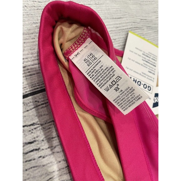 Old Navy Active Go-Dry Sports Bra Girls Size XL (14) Pink E9 - Picture 3 of 4